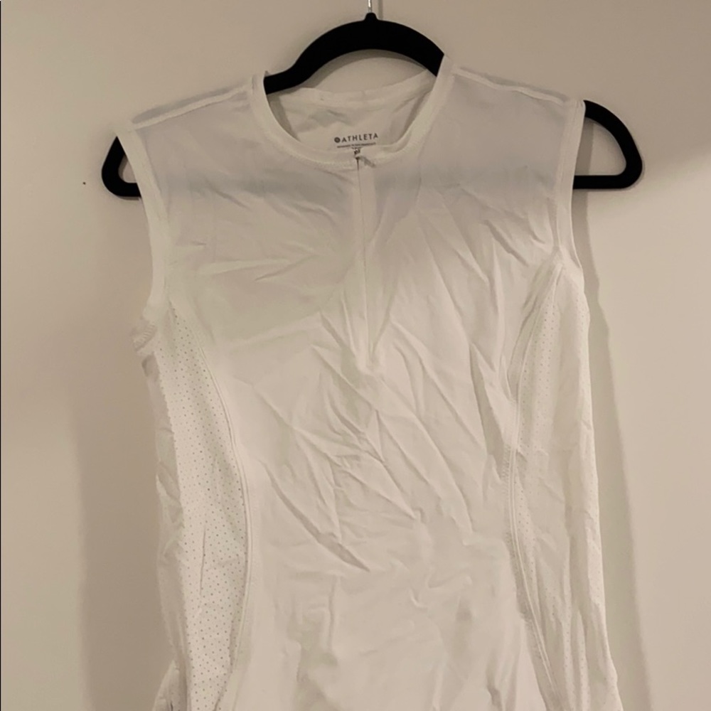 Athleta Workout Tank w/ Invisible Zipper